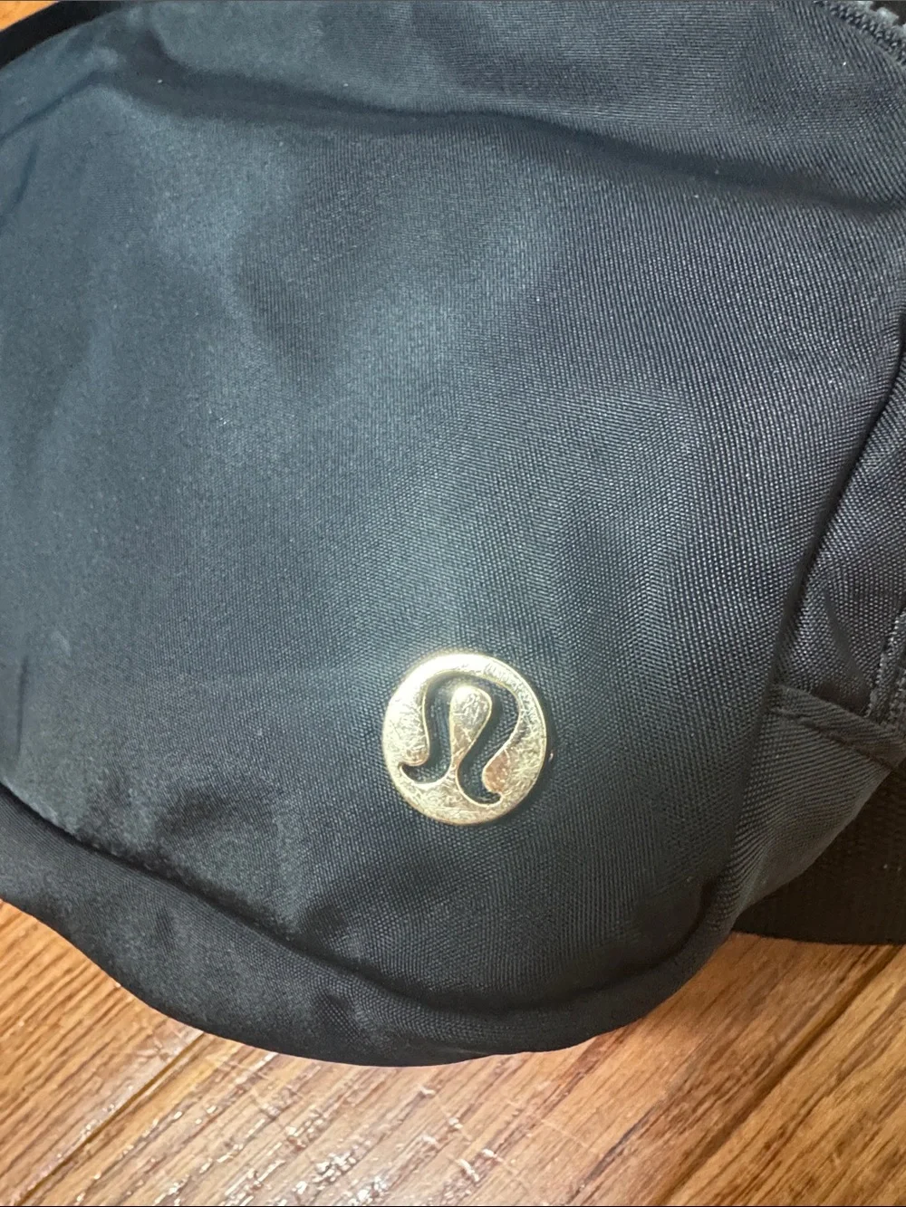lululemon athletica Black everywhere belt bag gold hardware 1L
